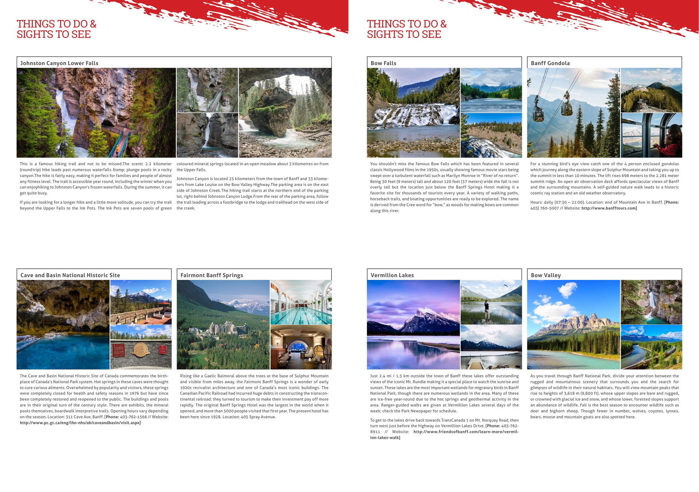 A double-page spread from a printed travel journal